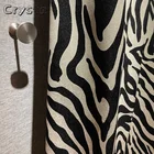 Черно-белые современные модные занавески с принтом зебры и леопардовым принтом затеняющие шторы на заказ для гостиной, столовой, спальни