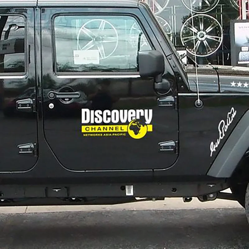 Автомобильная наклейка Noizzy Discovery Channel для внедорожников виниловая отражающая