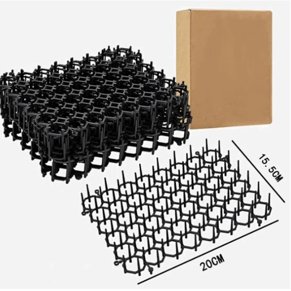 Plastic Cat Scat Mat 12pcs/set Animal Scarer Garden Repellent Pest Deterrent