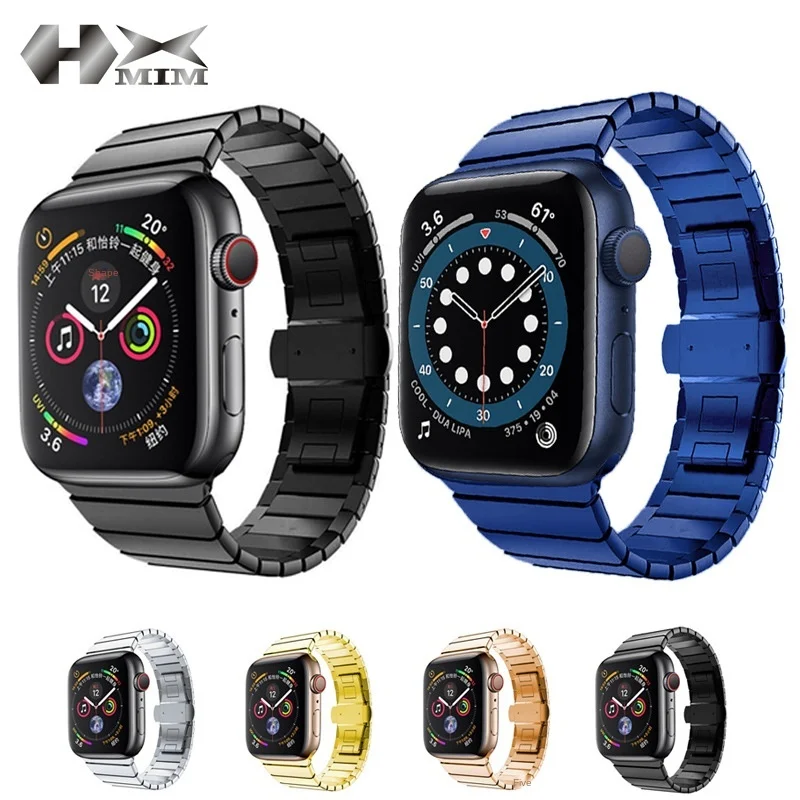 

Suitable for Apple Watch7 Stainless Steel Strap Apple Watch Metal Chain Iwatch Chain Universal 765