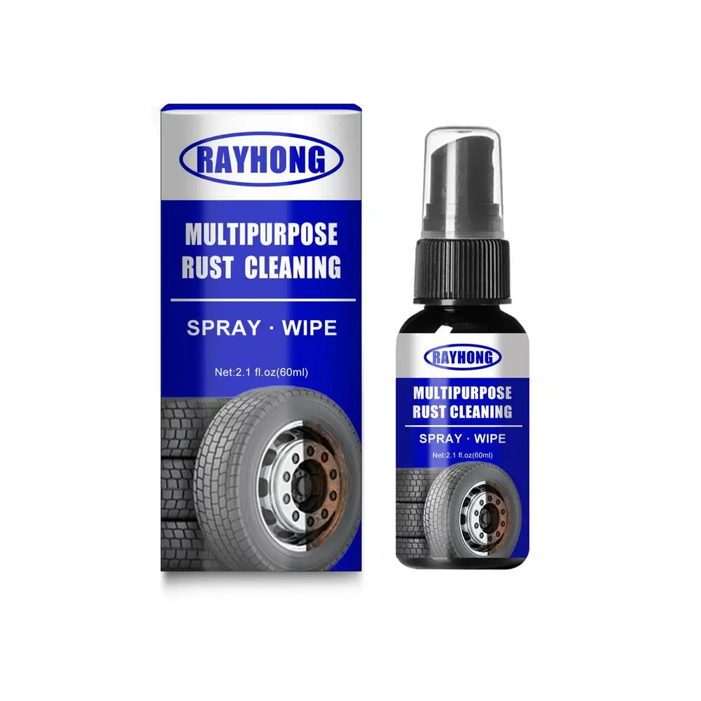 

Rust Cleaning Spray Multipurpose Automobile Rust Removal 60ml Spray Derusting Multifunctional Car Spray For Screw Metal Pipe