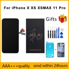 Сменный ЖК-экран для iPhone X XS Max, дисплей с 3D тачскрином в сборе, качество AAA +++