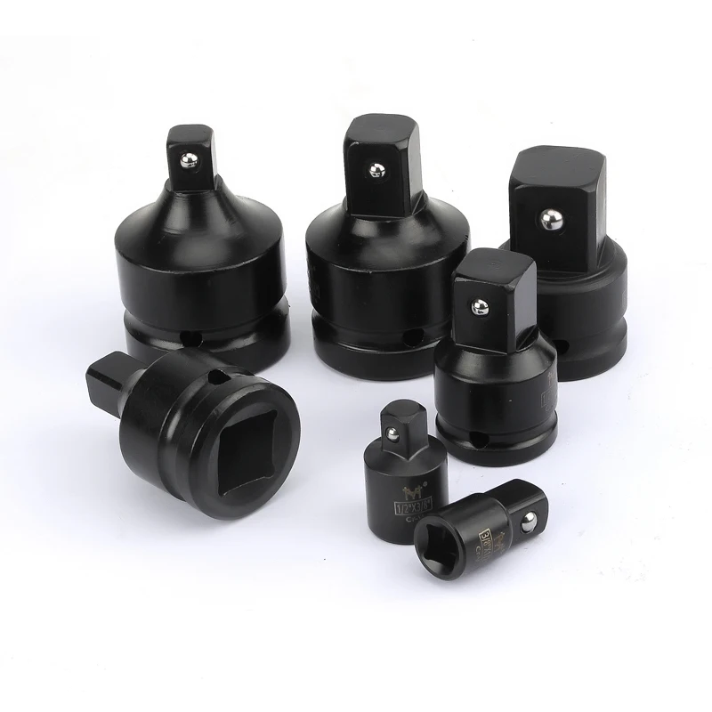 

Переходник для пневматической головки, сверхмощный разъем для электрического ключа, преобразователь гаечного ключа с храповым механизмом от 3/8 до 1/2 до 3/4 до 1 дюймов, инструменты для ремонта