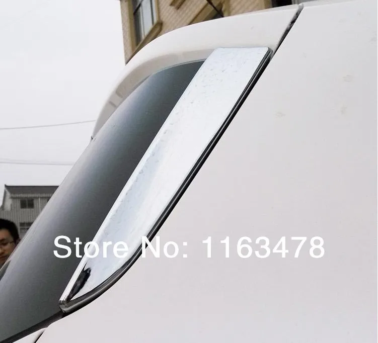 

For Ford Escape Kuga 2013 2014 2015 2016 ABS Chrome Rear Window Spoiler Side Pillar Post Cover Trim Molding