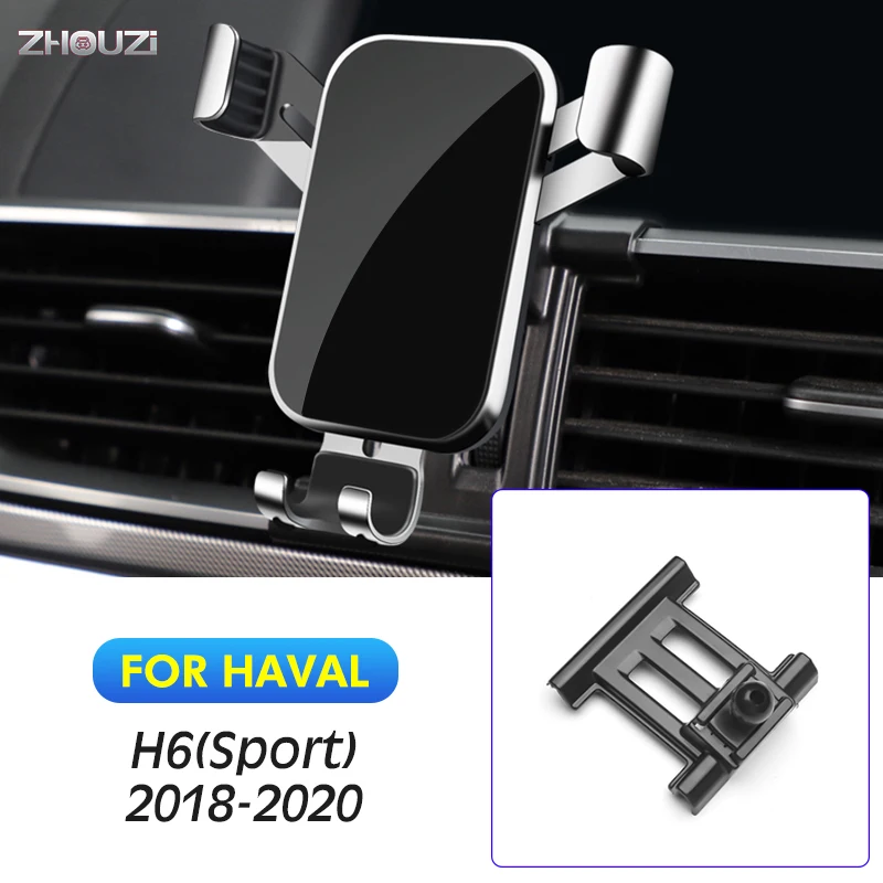 

Car Mobile Phone Holder Air Vent GPS Mounts Stand Gravity Navigation Bracket For Haval H6 Sport 2018 2019 2020 Car Accessories