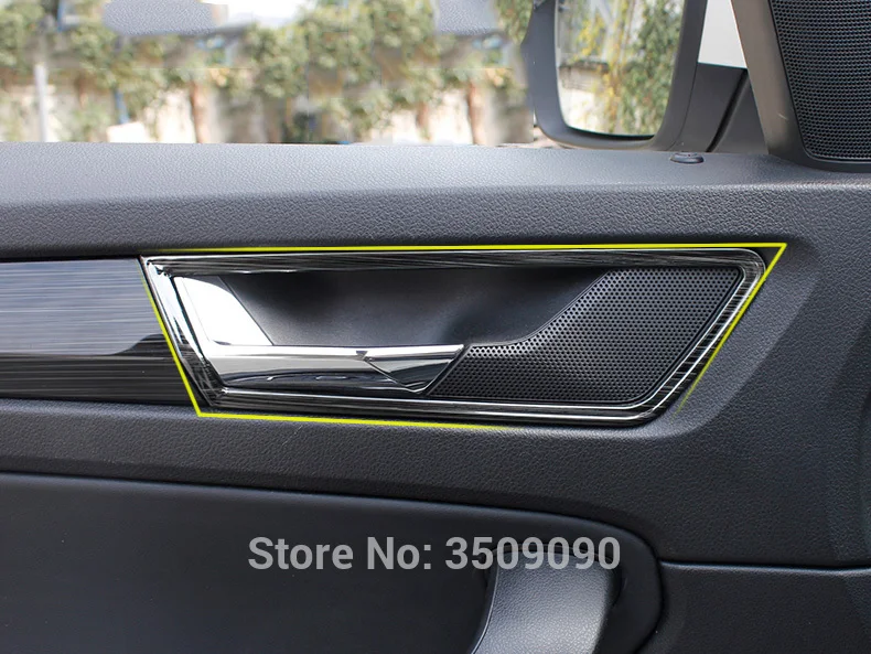 Отделка поручня дверной ручки автомобиля обложка рамки наклейки украшение