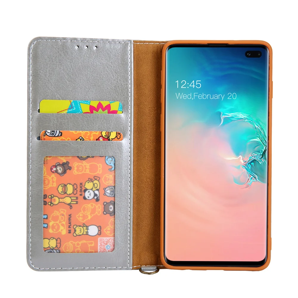 Винтажный кошелек с откидной крышкой для samsung S10plus, крепкий Магнитный кожаный чехол для Galaxy S8, S9, S10 Plus, S7 Edge, Note 9, 8, чехол Etui