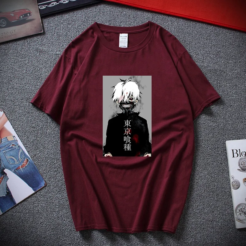 

Tokyo oul Anime Manga T-shi Harajuku Japan Caoon Street Loss T-shi Men 100% Katoen Tee