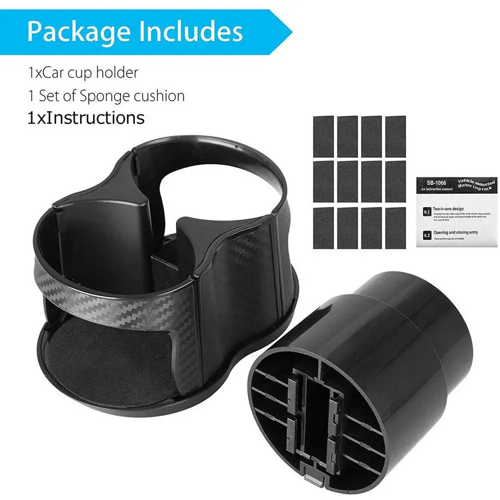 

Dual-purpose Adjustable Car Cup Holder Expander Adapter With Adjustable Base Drinks Holders Bottle Cup Holder Bekerhouder Auto