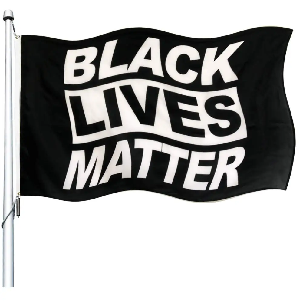 

Black Lives Matter BLM Flag 3x5 Outdoor- 100% Durable Polyester Peace Protest Black Activist Black Pride Flags Banner