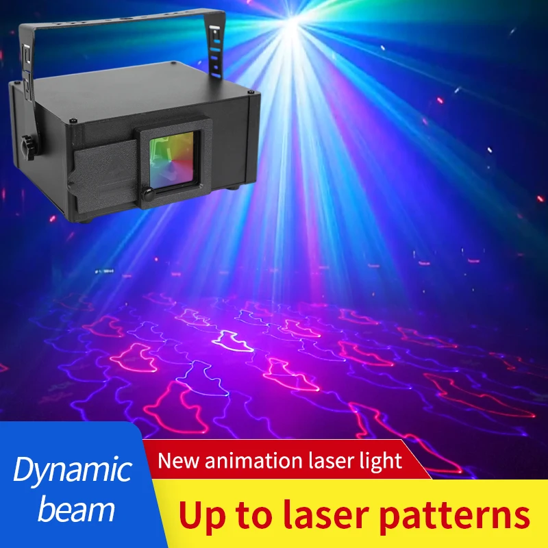 

BROTHER 4D Animation Laser Light LED Flashlight Voice Control Stage Lamp with Remote Control For KTV Bar