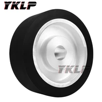 300mm x50mm solid belt grinder contact wheel dynamically balanced rubber polishing wheel abrasive sanding belt set