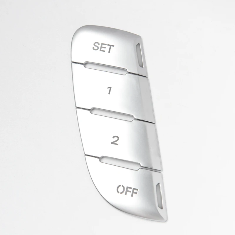 Хромированный Автомобильный Дверной замок переключатель сиденья регулируемая