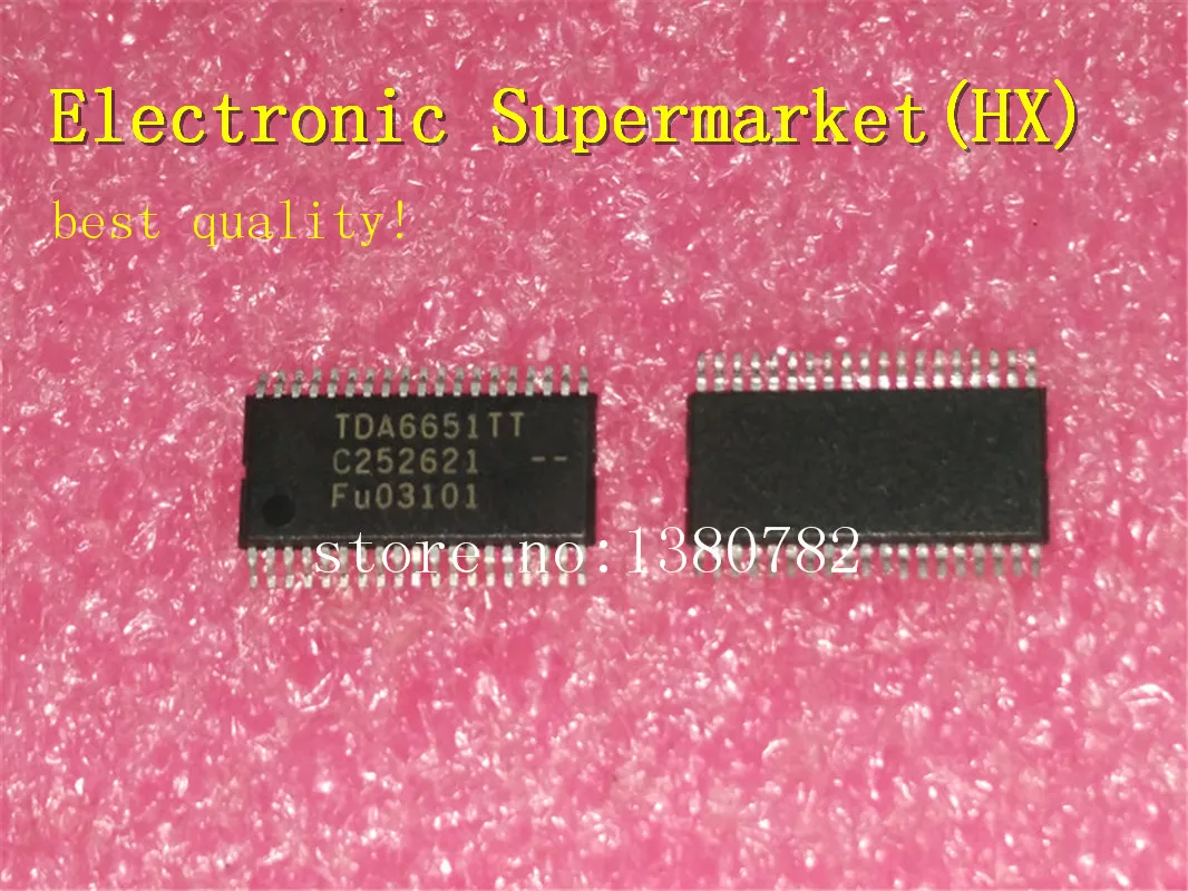 Бесплатная доставка 10 шт./лот TDA6651TT TDA6651 TSSOP 38 IC в наличии!|Интегральные схемы| |