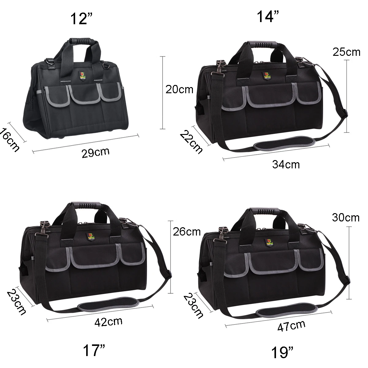 Вместительная сумка для инструментов органайзер ремень через плечо мужские