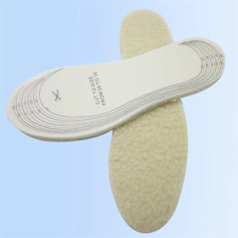 Теплые стельки с подогревом для обуви зимние толстые теплые из искусственной