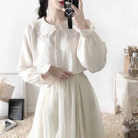 Женская белая блузка Nevettle