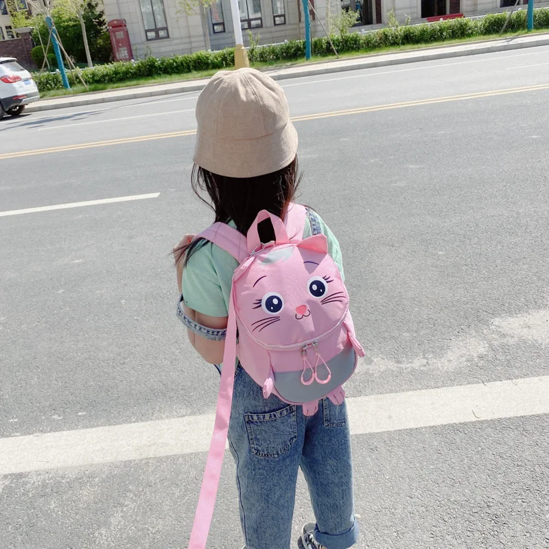 

New Korean children's schoolbag kindergarten anti lost schoolbag cartoon cute children's schoolbag girl's accessory bag