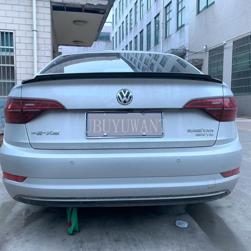 Для Volkswagen 19Jetta Sagitar ABS праймер Цвет Внешний задний спойлер задний багажник загрузки крыло украшение автомобиля стиль