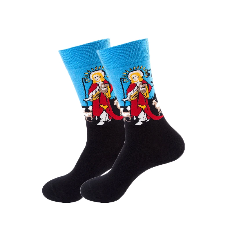 

Fashion Novelty Street Skateboard Women's Socks Rocket Spacecraft Alien Outer Space 3D Print Crazy Cotton Socks Men Harajuku