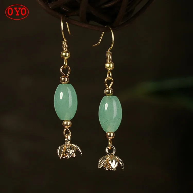 

925 sterling silver personality net red retro simple earrings