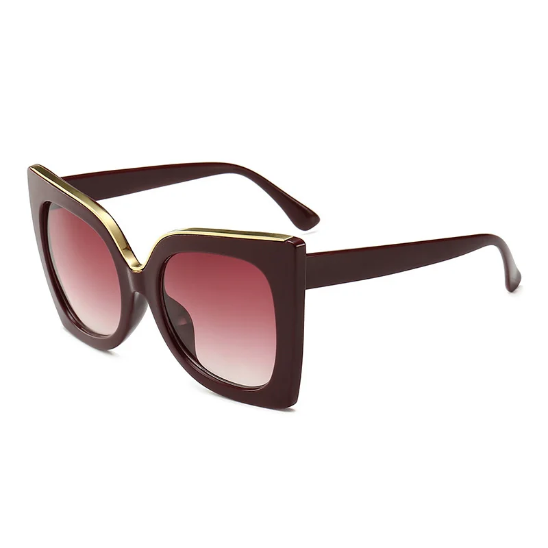 

Oversize PC Frame Sunglasses Women Men Vintage Eyeglasses Luxury Designer Lunette Fashion Shades Glasses oculos feminino Gafas