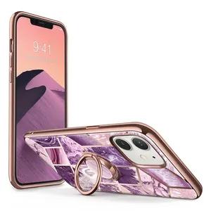 for iphone 12 case12 pro case 6 1 2020 i blason cosmo snap marble case with built in rotatable ring holder support car mount free global shipping