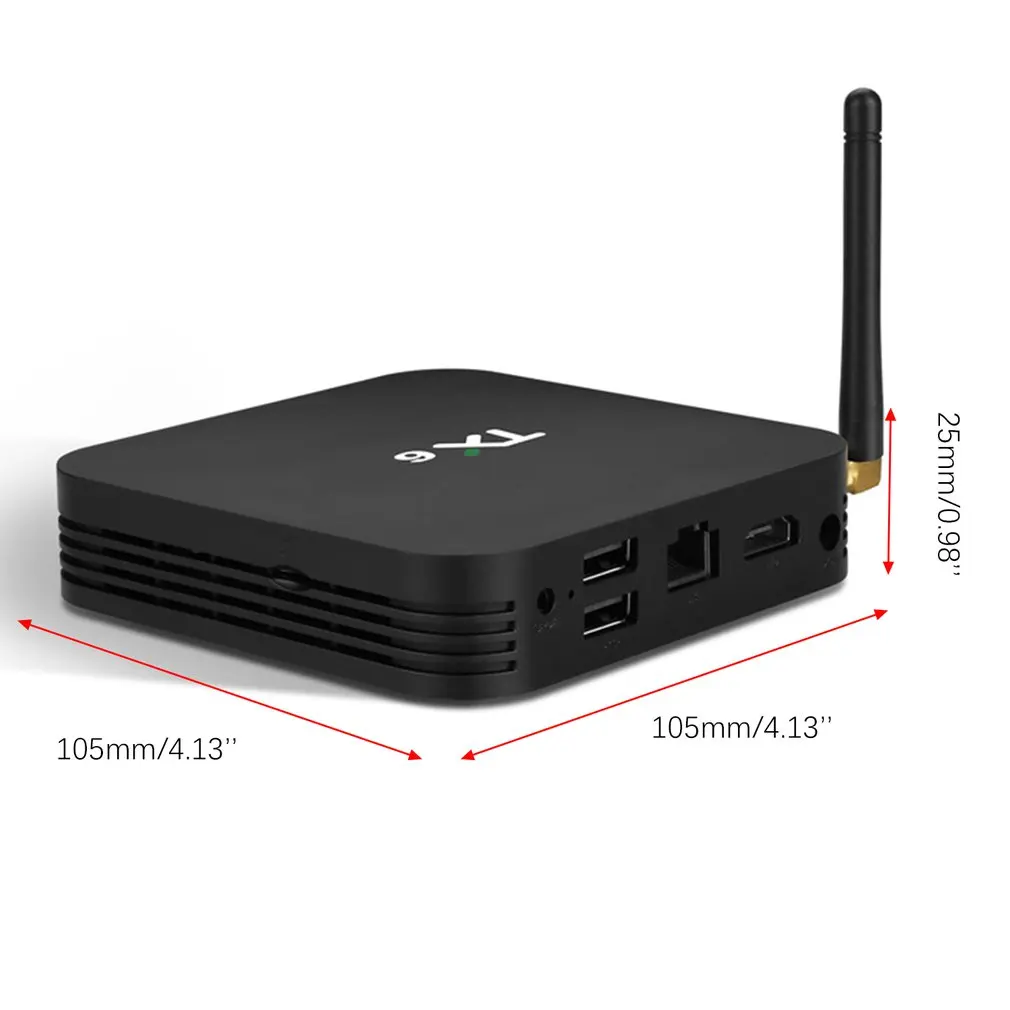 TX6 tv BOX H6 2G/16G для Android 9 0 беспроводной 4K четырехъядерный wifi домашний аудио медиа 4G/32G