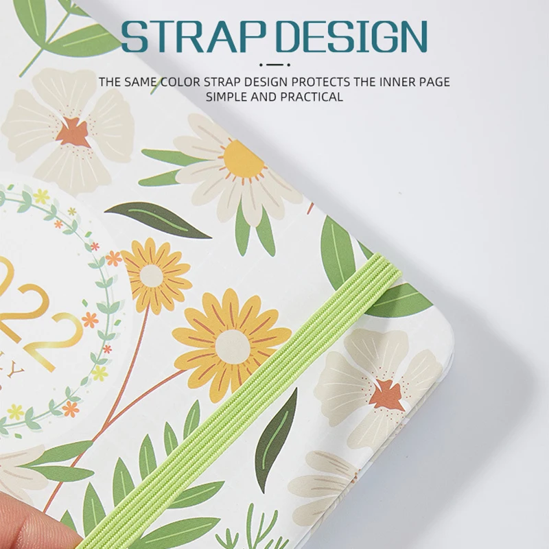 Hot Sale Daily Planner Simple Design Hardcover Flexible Thick Paper Time Management For Women Men | Канцтовары для офиса и