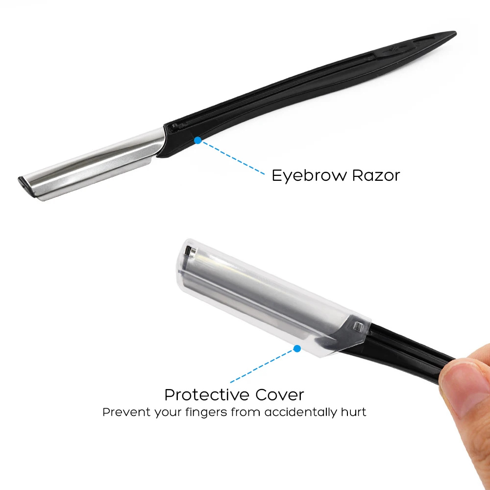 5 шт. ножницы для стрижки бровей из нержавеющей стали бритва набор волос лица