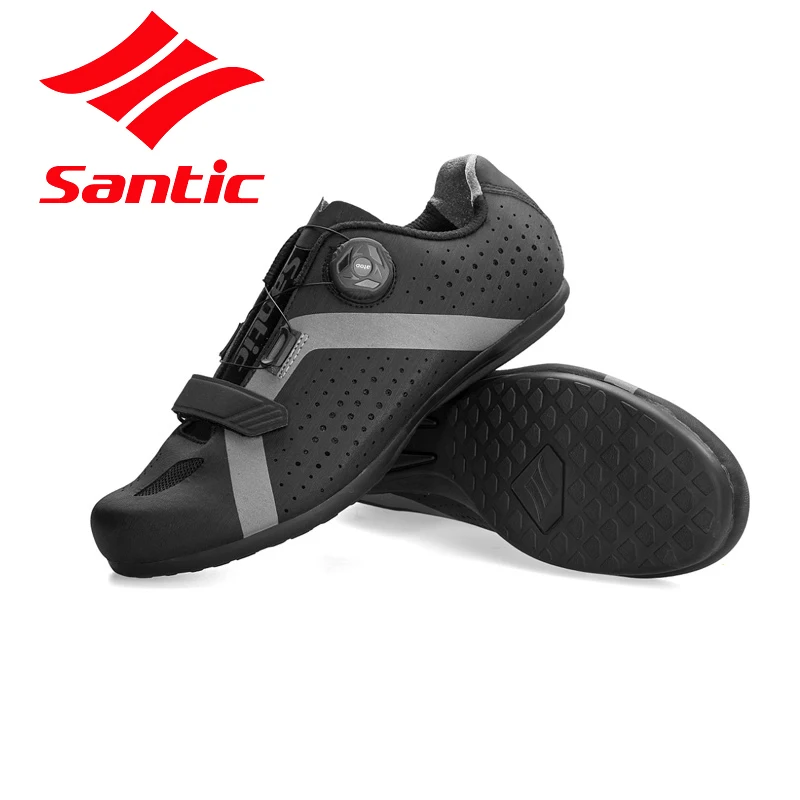 Santic MTB дорожный велосипед обувь Pro велосипедная обувь резиновая противоскользящая дышащая разблокированная