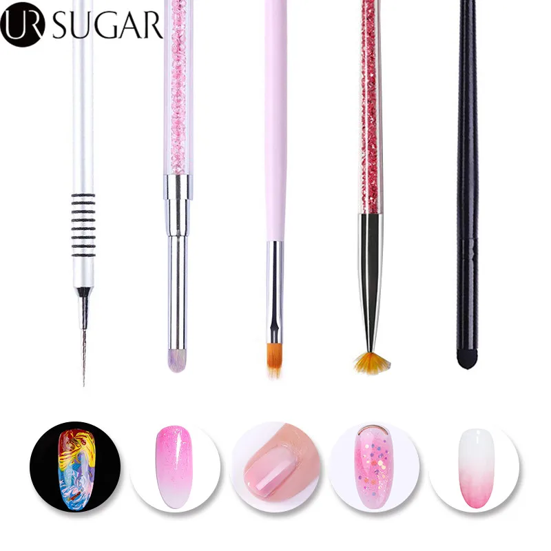 Кисть для ногтей с градиентом УФ-гель-лака кисть эффектом омбре рисования