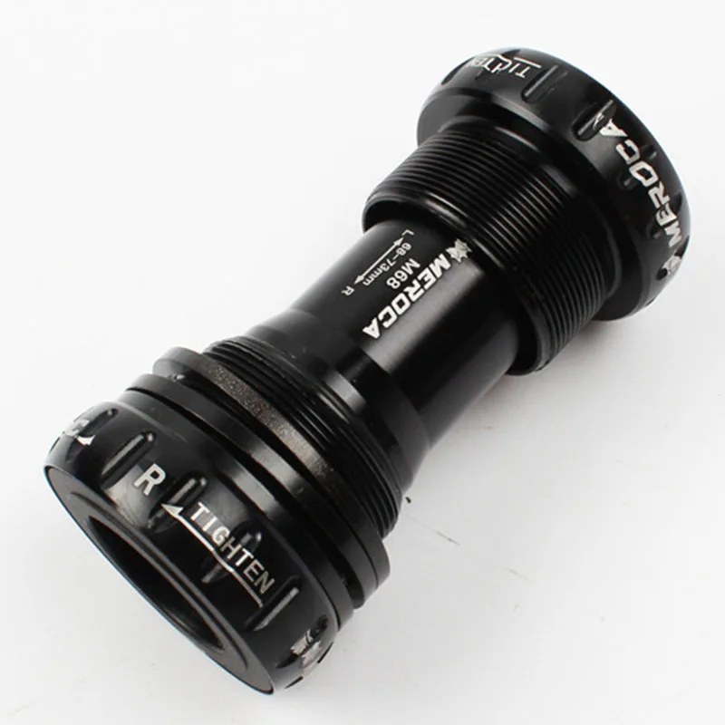

Bicycle Aluminum Alloy Screw-in Bottom Bracket Compatible With BB68 Shiman0 Replacement For 68mm-73mm Bike Components Parts