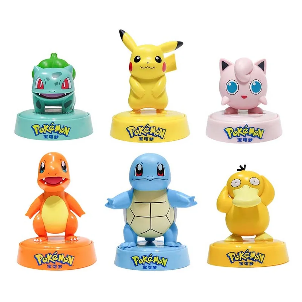 Оригинальная модель Takara Tomy Pokemon Pikachu для украшения автомобиля экшн фигурка с