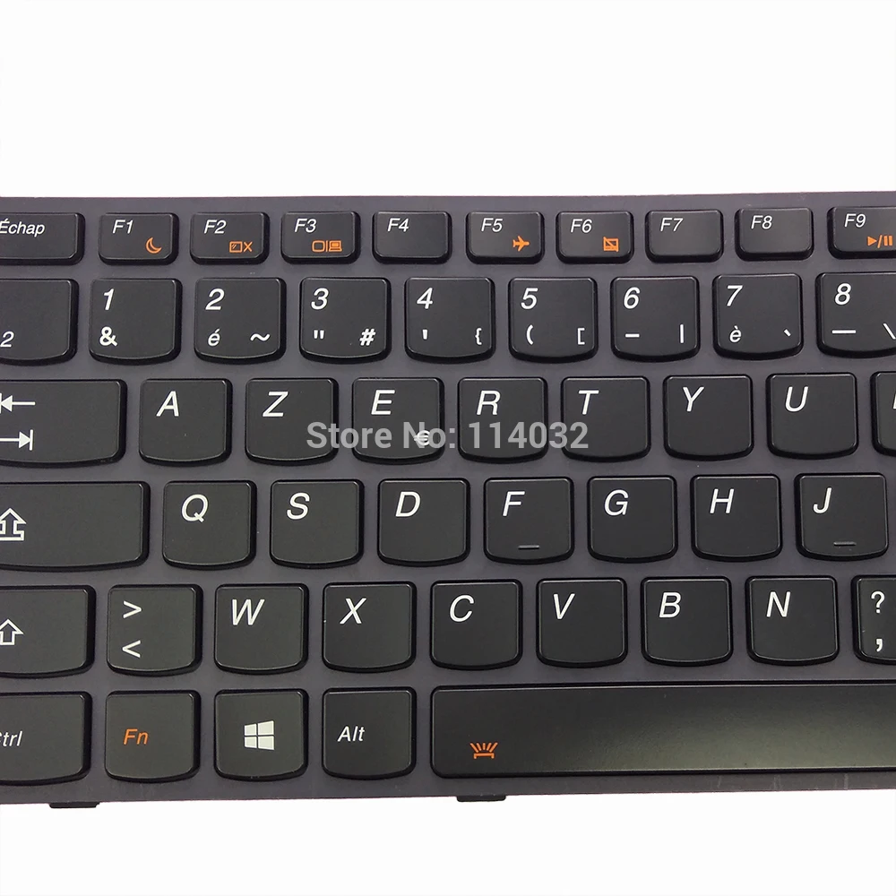 Клавиатура FR с французской подсветкой для Lenovo Y580 Y590 Y580NT Y510 Y510P Y570 черная ноутбука