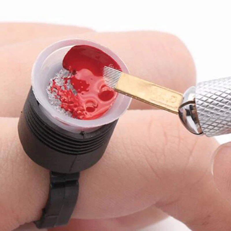 100 черных чернил кольца со стаканчики с губками держатель чашки поставки