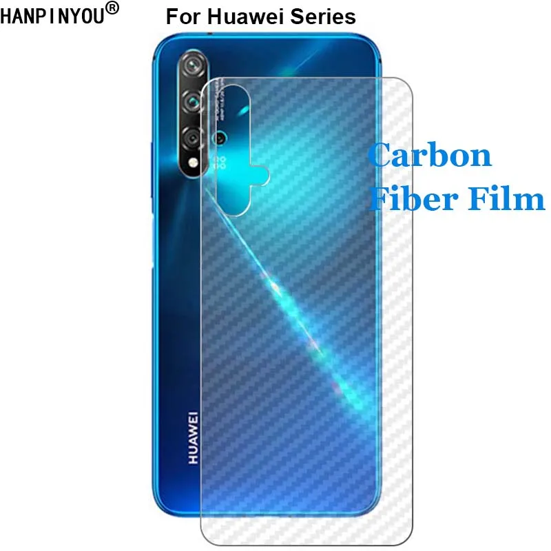 Для Huawei nova 5T P smart Pro 2019 Y9s Y7p Y8p P40 lite E Y6s 3D защитная задняя пленка из углеродного