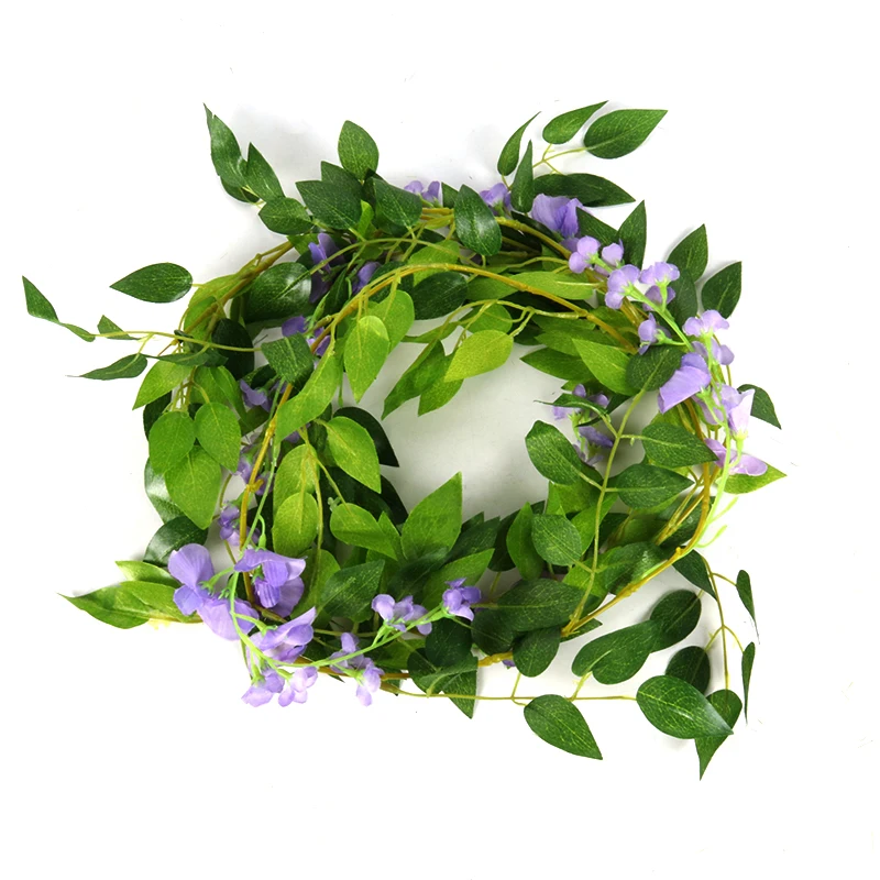 190 см связка Искусственные цветы глицинии украсить Садовые принадлежности