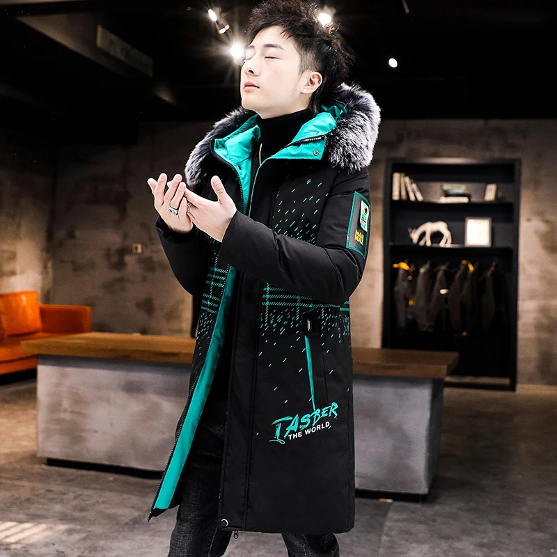 

Winter Long Jacket Men Parkas Winter Coat Men Jacket Hip Hop Casual Men Winter Jacket Coat Hooded Warm M-4XL Drop Shipping