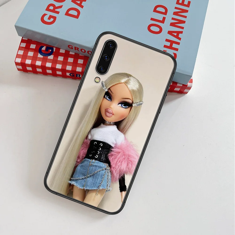 

Bratz Cute Cartoon Doll Girl Phone Case For Samsung Galaxy A 3 5 7 8 10 20 20E 21S 30 30S 40 50 51 70 71 black Cover Tpu Shell