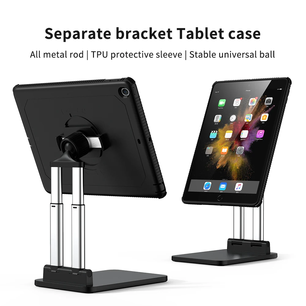 

Adjustable Stand for iPad Pro (12.9") 2020, Foldable Holder Tablet Stand Case Cover, Angle Height Adjustable Stand for iPad Pro