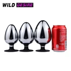 Пробка Анальная большого размера XL, металлическая Анальная пробка, массажер простаты, Анальный расширитель шарики, секс-шоп для пар, секс-аксессуары ЛГБТ