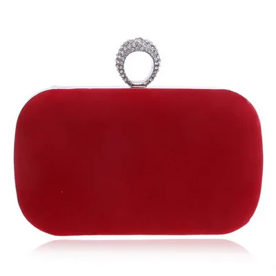 YM1033red Yingmi Велет Стразы вечерняя сумочка; BS010 Свадьба Кошелек палец кольцо бриллиантов цепи плеча Сумки кристалл вечерняя сумочка; BS010 - Цвет: YM1033red