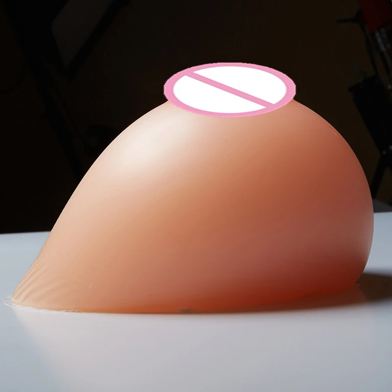 

2400g/pair Realistic Silicone Breast Forms Artificial Boobs Transgender False Breast Left Right