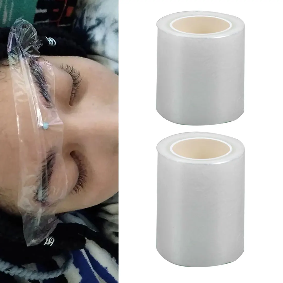 

New Microblading Tattoo Clear Wrap Cover Preservative Film Permanent Tattoo Plastic Wrap Tattoo Eyebrow Makeup Accessories
