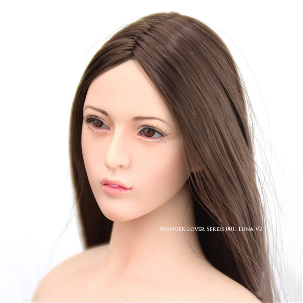 

Custom WONDERY Lover Series 1/6 Luna 2.0 Moving-eye Head Sculpt Fit Ph Kumik Female for 12" Action Figure Toy Body Model
