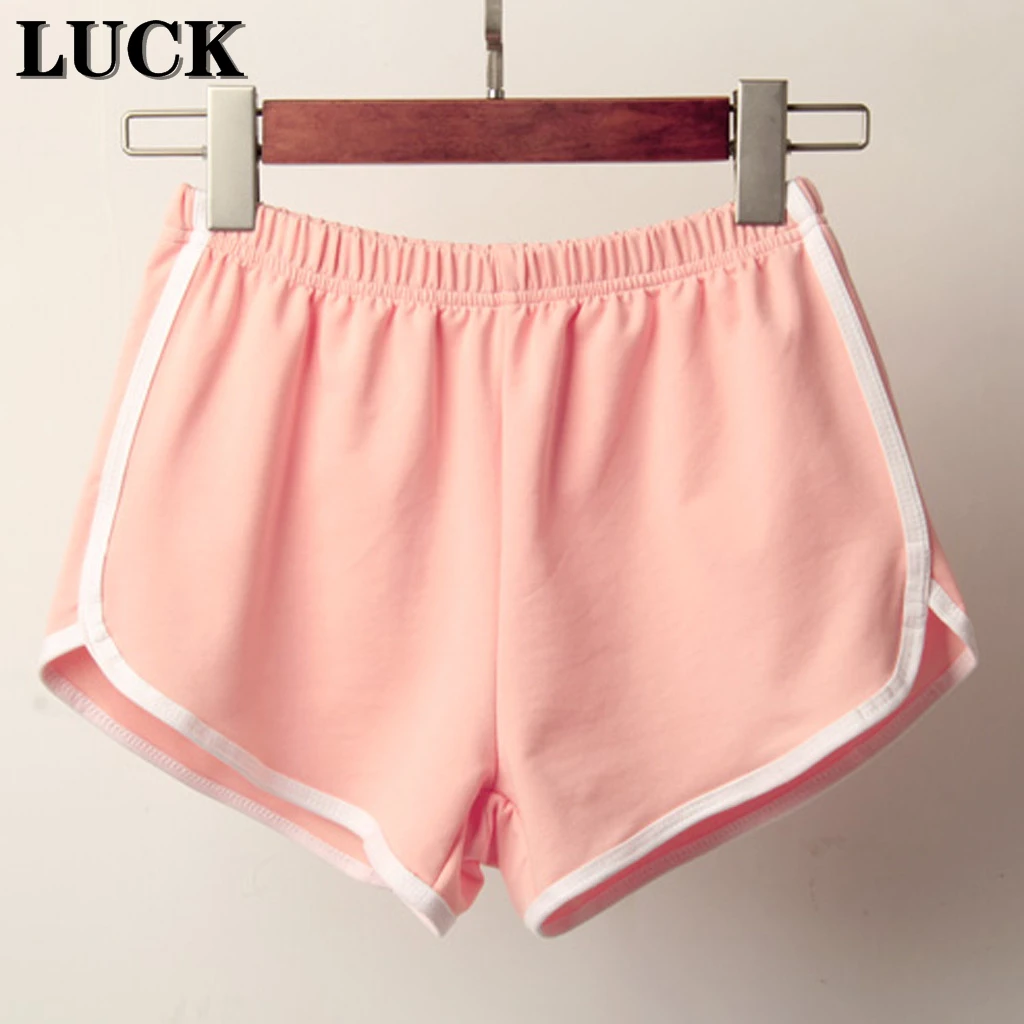 LUCK спортивные шорты женские летние 2020 новые яркие цвета против опорожнения