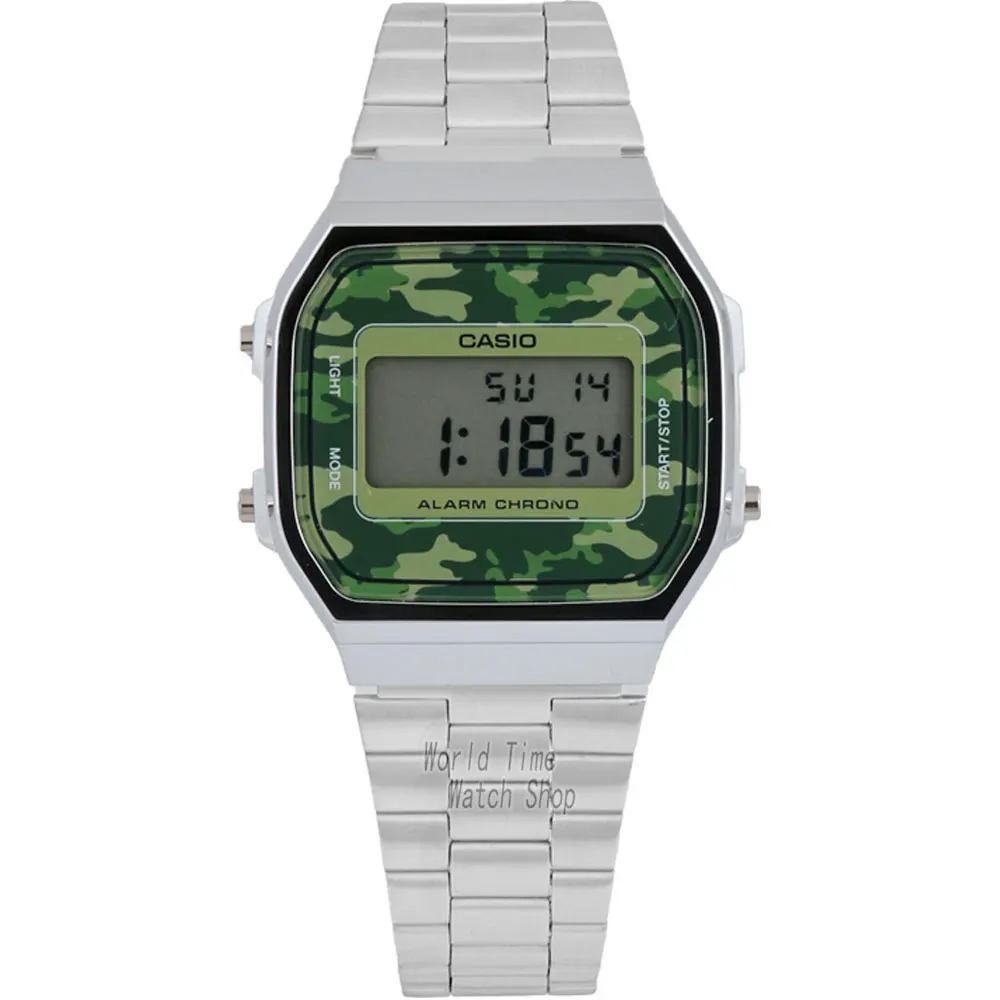 Casio часы золотые часы мужчины лучший бренд класса люкс LED цифровые водонепроницаемые кварцевые мужские часы спортивные военные наручные часы relogio masculino reloj hombre erkek kol saati montre homme zegarek meski - Цвет: A168WEC3D-1
