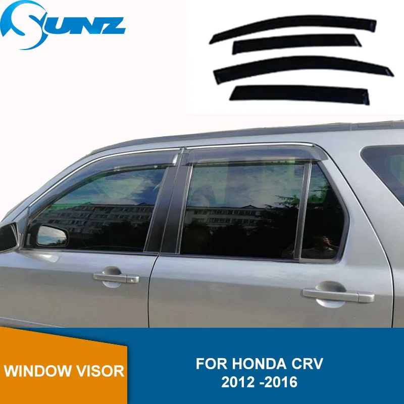 

ABS боковые оконные дефлекторы для HONDA CRV 2007 2008 2009 2010 2011 Автомобильная штормовка Защита от солнца защита от дождя защита от ветра козырек крышк...