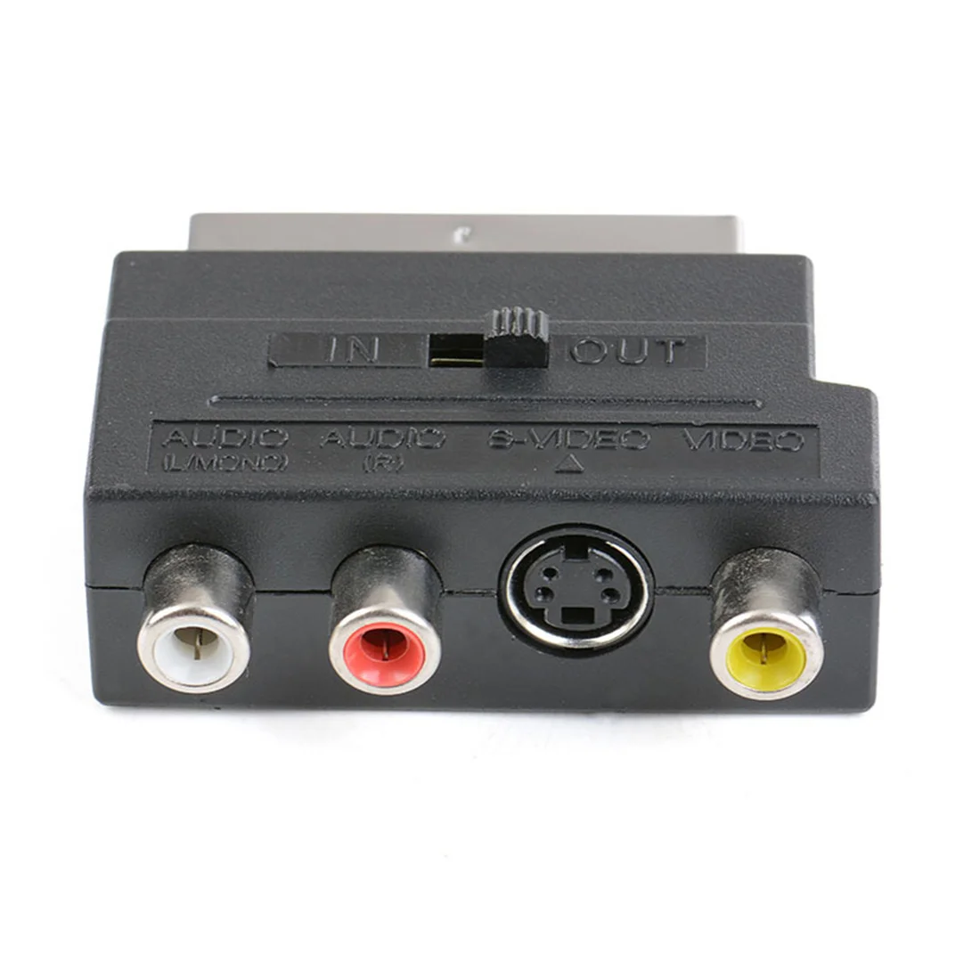 Адаптер RGB Scart на 3 RCA S Video Композитный AV TV Audio для видео DVD рекордера телевизора